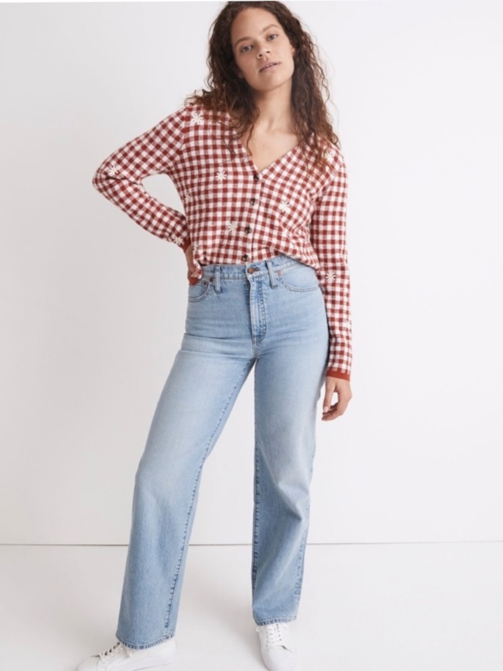 Madewell Light Blue Wide-Leg Jeans
